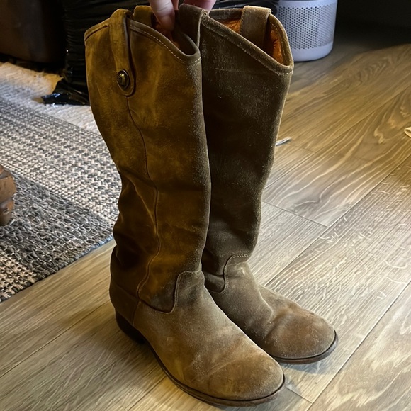 Frye Boots | Calf Length | Suede Leather - Picture 1 of 8